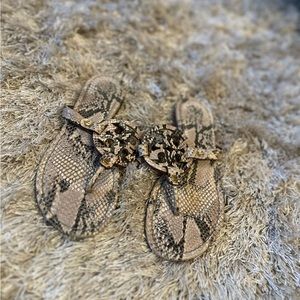 Tory Burch Snake Miller Sandals